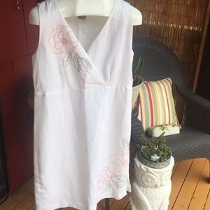 NWT Kenar Sleeveless Dress Sz12 Floral Embroidery